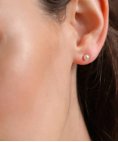 Majorica Lyra 4mm Joia Brincos 00320.01.1.E00.000.1