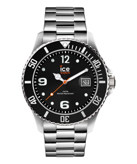 Ice Watch Steel L Black Silver Relógio Homem 016032