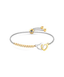 Nomination Milleluci Interlocking Hearts Joia Pulseira Mulher 028013/051