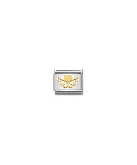 Nomination Composable Classic Heart With Wings Acessório de Joia Pendente Pulseira Link Mulher 030116 20