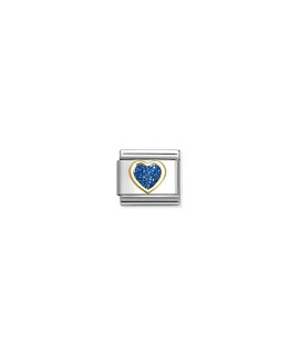 Nomination Composable Classic Heart Blue Glitter Link Mulher 030220 07