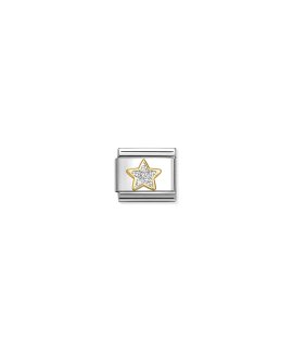 Nomination Composable Classic Star Silver Glitter Link 030220 19
