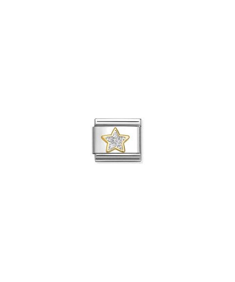 Nomination Composable Classic Star Silver Glitter Link 030220 19