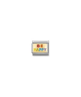 Nomination Composable Classic Rainbow Be Happy Acessório de Joia Link 030263/18
