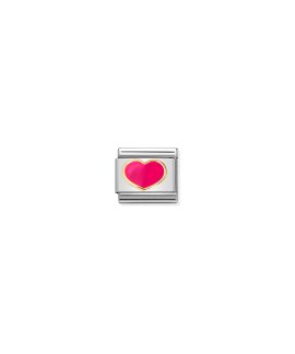 Nomination Composable Classic Fuchsia Heart Link Mulher 030283 24