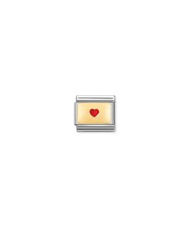 Nomination Composable Classic Small Red Heart Link 030284 50