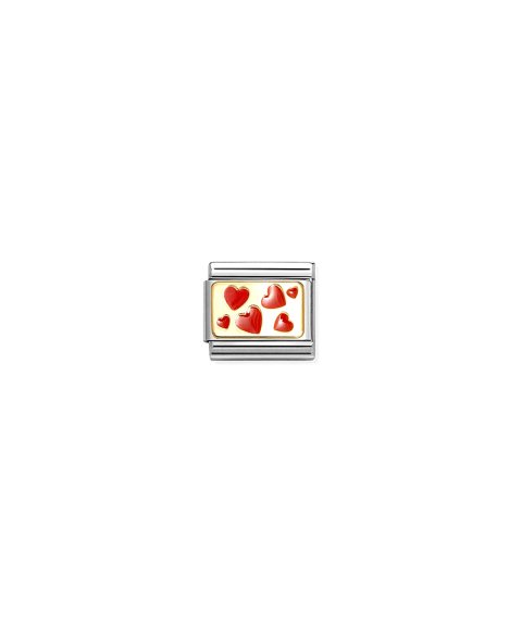 Nomination Composable Classic Red Hearts Link Mulher 030284 59