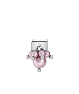 Nomination Composable Classic Pink Simulated Pearls Link Mulher 030609/04