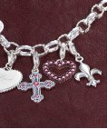 Thomas Sabo Fleur de Lis Joia Charm Mulher 0407-001-12 Thomas Sabo Fleur de Lis Joia Charm Mulher 0407-001-12