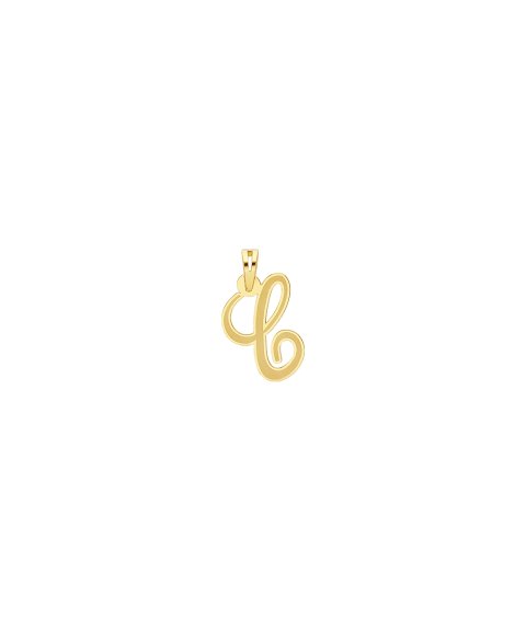 DonaZinda Letra C Joia Pendente Colar Ouro 19.2K 0659C DonaZinda Letra C Joia Pendente Colar Ouro 19.2K 0659C
