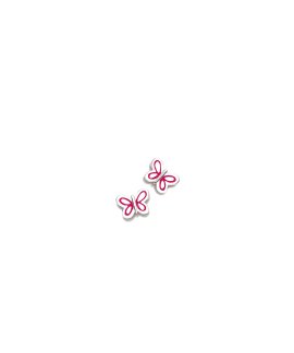 Agatha Ruiz de la Prada New Bebé Borboleta Fúcsia Joia Brincos Menina 097NBE