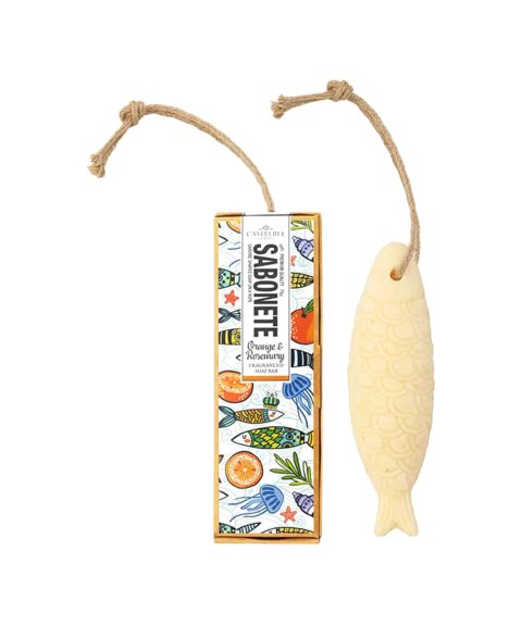 Castelbel Sardinha soap-on-a-rope 80g Sabonete Laranja e Alecrim Mulher 1-9131 Castelbel Sardinha soap-on-a-rope 80g Sabonete Laranja e Alecrim Mulher 1-9131