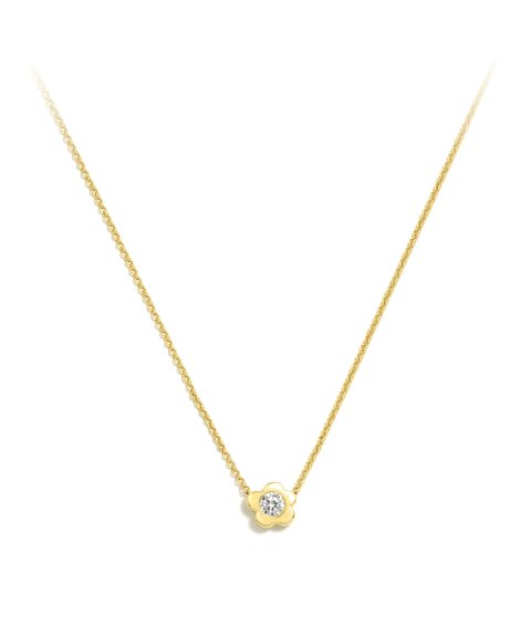 Agatha Ruiz de la Prada Gaga Dorada Flor Joia Colar Menina 110GAG