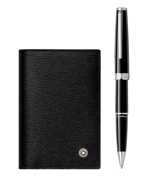 Montblanc Rollerball Porta-Cartões Set Homem 123757 Montblanc Rollerball Porta-Cartões Set Homem 123757