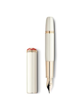 Montblanc Heritage Rouge et Noir Baby M Caneta Special Edition Ivory Mulher 128121