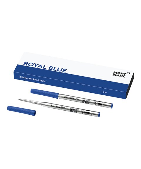 Montblanc Royal Blue F Recargas Caneta 2 Recargas de Esferográfica 128213