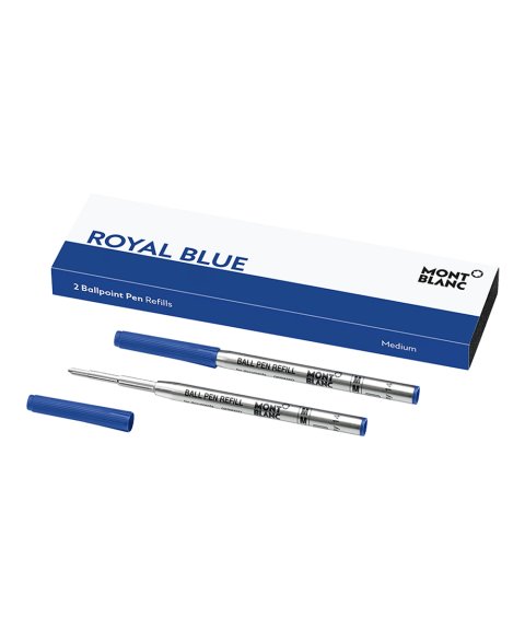 Montblanc Royal Blue M Recargas Caneta 2 Recargas de Esferográfica 128214