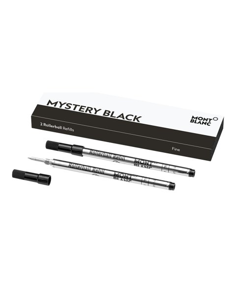 Montblanc Mystery Black F Recargas Caneta 2 Recargas de Rollerball 128230