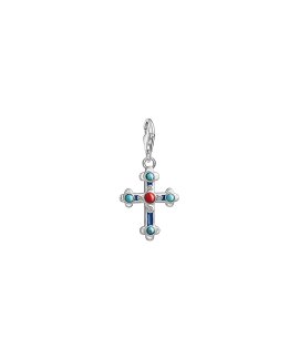 Thomas Sabo Ethnic Cross Joia Charm Mulher 1466-335-7
