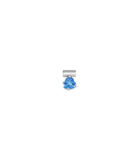Nomination Nomination Seimia Heart Light Blue Stone Pendente Pulseira Pendente Colar Mulher 148809 006