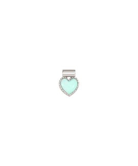 Nomination Seimia Heart Turquoise Pendente Pulseira Pendente Colar Mulher 148823 007