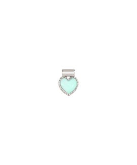 Nomination Seimia Heart Turquoise Pendente Pulseira Pendente Colar Mulher 148823/007