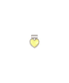 Nomination Seimia Heart Yellow Pendente Pulseira Pendente Colar Mulher 148823 009