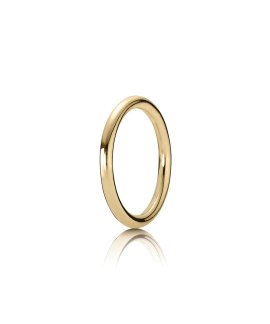 Pandora Plain Stacking Ring Joia Anel Mulher 150118