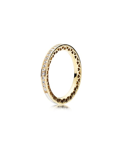 Pandora Radiant Hearts Joia Anel Mulher 150186CZ