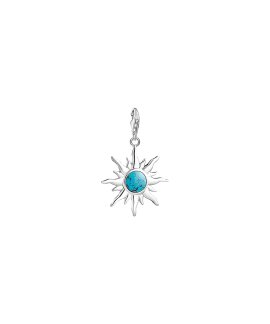 Thomas Sabo Sun With Turquoise Stone Joia Charm Mulher 1535-404-17