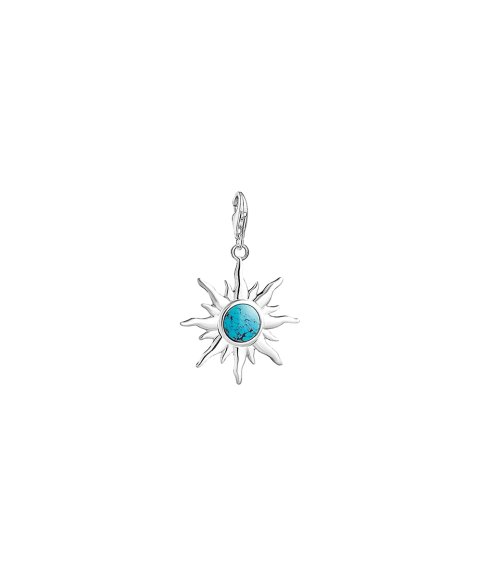 Thomas Sabo Sun With Turquoise Stone Joia Charm Mulher 1535-404-17
