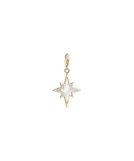 Thomas Sabo Star Mother of Pearl Joia Charm Mulher 1539-429-14