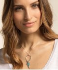Thomas Sabo Triangle Turquoise Joia Charm Mulher 1579-667-17 Thomas Sabo Triangle Turquoise Joia Charm Mulher 1579-667-17