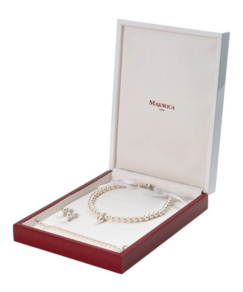 Majorica Eternal Joia Colar Pulseira Brincos Set Mulher 16003.01.2.000.010.1