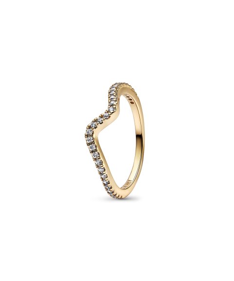 Pandora Shine Sparkling Wave Joia Anel Mulher 162539C01 Pandora Shine Sparkling Wave Joia Anel Mulher 162539C01