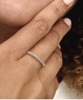 Pandora Shine Timeless Pavé Single-row Joia Anel Mulher 162627C01 Pandora Shine Timeless Pavé Single-row Joia Anel Mulher 162627C01