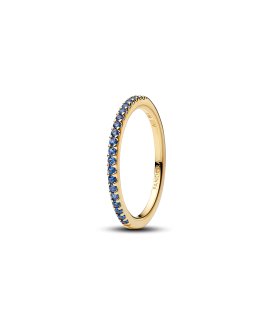 Pandora Sparkling Blue Half-Eternity Joia Anel Mulher 162999C02