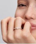 Pandora ME White Chakra Heart Joia Anel Mulher 163088C01