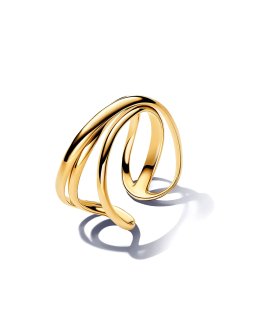 Pandora Essence Organically Shaped Triple Band Joia Anel Mulher 163284C00