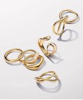 Pandora Essence Organically Shaped Triple Band Joia Anel Mulher 163284C00