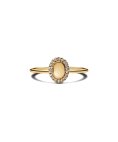 Pandora Engravable Oval Halo Joia Anel Mulher 163800C01