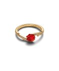 Pandora Disney Beauty and the Beast Rose Joia Anel Mulher 163984C01