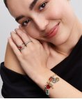 Pandora Disney Beauty and the Beast Enchanted Rose Joia Anel Mulher 163984C01