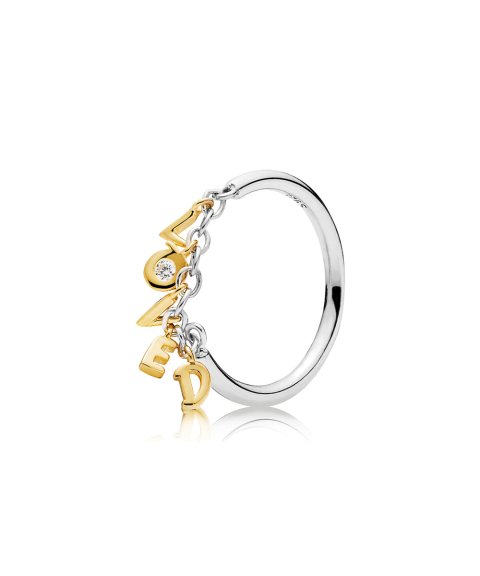 Pandora Shine Love Script Joia Anel Mulher 167799CZ Pandora Shine Love Script Joia Anel Mulher 167799CZ