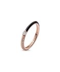 Pandora ME Pavé and Black Dual Joia Anel Mulher 182528C01