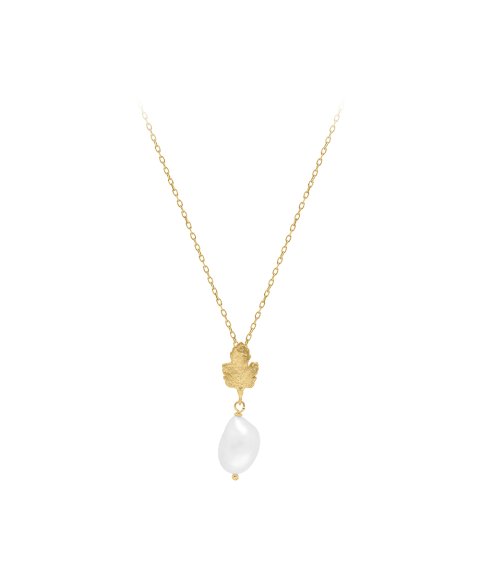 Lísia Folha com Pérola Joia Colar Mulher 182CL00276D Lísia Folha com Pérola Joia Colar Mulher 182CL00276D