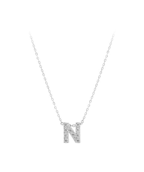 Pereirinha Letra N Joia Colar Mulher 182CL00284N Pereirinha Letra N Joia Colar Mulher 182CL00284N