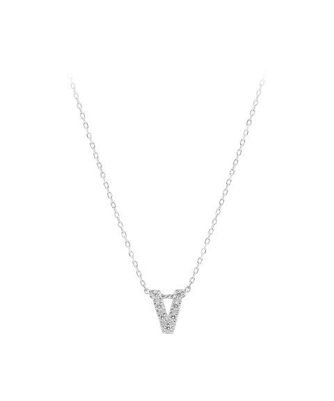 Pereirinha Letra V Joia Colar Mulher 182CL00284V Pereirinha Letra V Joia Colar Mulher 182CL00284V