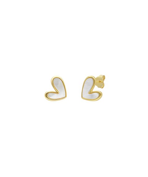 Pereirinha Corações Assimétricos Joia Brincos Mulher 183BR01163D Pereirinha Corações Assimétricos Joia Brincos Mulher 183BR01163D