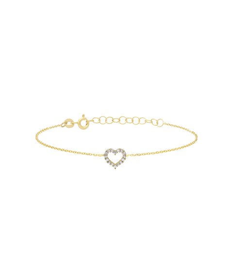 DonaZinda Coração Joia Pulseira Mulher Ouro 19.2K 183OPU002 DonaZinda Coração Joia Pulseira Mulher Ouro 19.2K 183OPU002